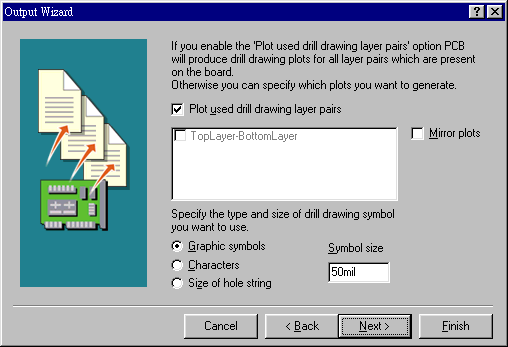輸出文件精靈再詢問(wèn)是否要建立鉆孔文件，以及導(dǎo)孔文件？