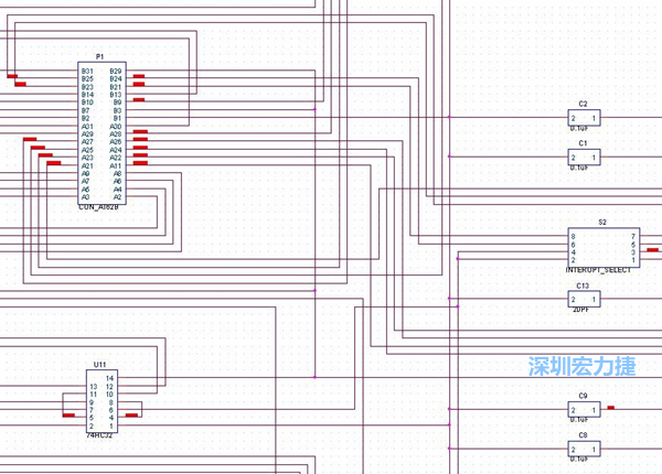 圖紙沒有層次的概念，不管電路有多復雜，只有一張平面圖。