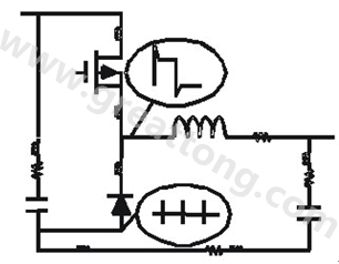 我們的設計范例顯示，有高達3A的電流必須從接地流回到源端(一個24V汽車電池或一個24V電源)。