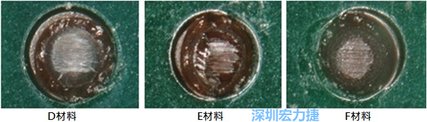 圖14- 冷球拉力試驗(yàn)后，光學(xué)顯微鏡下的失效模式