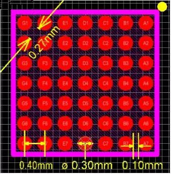 這一類(lèi)BGA模塊設(shè)計(jì)已經(jīng)是刷新底線(xiàn)，屬于最小加工能力范疇。